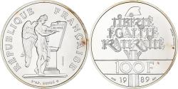 World Coins - Coin, France, Droits de l'Homme, 100 Francs, 1989, Paris, ESSAI, , Silver