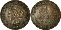 World Coins - Coin, France, Cérès, Centime, 1887, Paris, , Bronze, KM:826.1