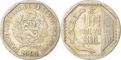 World Coins - Coin, Peru, Nuevo Sol, 1994, Lima, , Copper-Nickel-Zinc, KM:308.1