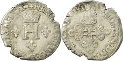 World Coins - Coin, France, Demi Gros de Nesle, 1551, Paris, , Silver, Sombart:4458.
