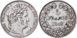 World Coins - Coin, France, Louis-Philippe, 5 Francs, 1848, Paris, , Silver
