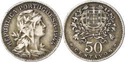 World Coins - Coin, Portugal, 50 Centavos, 1944