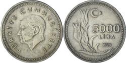 World Coins - Turkey, 5000 Lira, 1993
