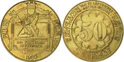 World Coins - Belgium, Token, 50 Pukeman, 1980, Brass plated steel,
