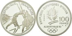 World Coins - Coin, France, Ski Acrobatique, 100 Francs, 1990, , Silver, KM:983