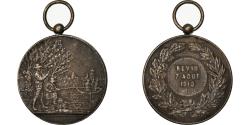 World Coins - France, Medal, Pêche, Revin, Ardennes, 1910, Desaide, , Silvered