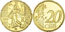 World Coins - France, 20 Euro Cent, 2005, BE, , Brass, KM:1286