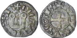 World Coins - France, Comté du Poitou, Alphonse de Poitiers, Obole, 1249-1271, Poitiers
