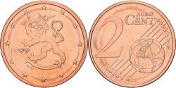 World Coins - Finland, 2 Centimes, 1999, Vantaa, Copper Plated Steel, , KM:99