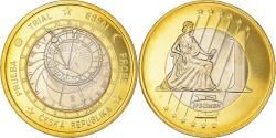 World Coins - Czech Republic, Euro, 1 E, Essai-Trial, 2003, unofficial private coin,