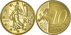World Coins - France, 10 Euro Cent, 2011, Paris, BE, , Brass, KM:1410