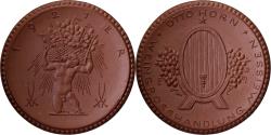 World Coins - Germany, Medal, Weingrosshandlung, Meissen, 1921, Porcelain,
