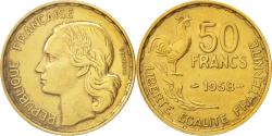 World Coins - Coin, France, Guiraud, 50 Francs, 1958, Paris, , Aluminum-Bronze