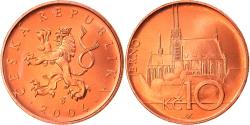 World Coins - Coin, Czech Republic, 10 Korun, 2004, , Copper Plated Steel, KM:4