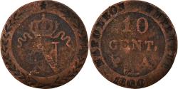 World Coins - Coin, France, Napoleon I, 10 Centimes, 1800, Paris, Contemporary forgery
