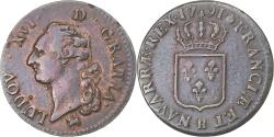 World Coins - France, Louis XVI, Sol, 1791, Rouen, Copper, , Gadoury:350