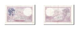 World Coins - Banknote, France, 5 Francs, 5 F 1917-1940 ''Violet'', 1922, 1922-10-19