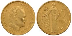 World Coins - Coin, Monaco, 5 Centimes, 1976, , Copper-Aluminum-Nickel, Gadoury:145