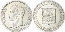 World Coins - Coin, Venezuela, 25 Centimos, 1960, , Silver