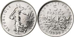 World Coins - France, 5 Francs, Semeuse, 1999, Pessac, Copper-nickel, , Gadoury:771