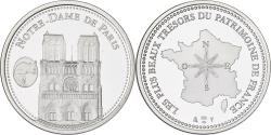 World Coins - France, Medal, Cathédrale Notre-Dame de Paris, Silver,