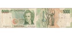 World Coins - Italy, 5000 Lire, 1985, 1985-01-04, KM:111c, F(12-15)