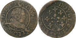 World Coins - France, Ardennes, Fréd-Maurice de La Tour, Double De Sedan, Sedan, Copper
