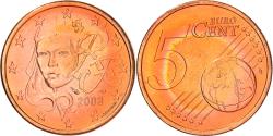 World Coins - France, 5 Euro Cent, 2008, Paris, , Copper Plated Steel, Gadoury:3