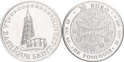 World Coins - France, 20 Euro, 20 Euros Toulouse Saint-Sernin, 1998, Silver,