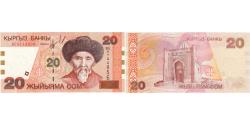 World Coins - KYRGYZSTAN, 20 Som, KM:19, UNC(65-70)