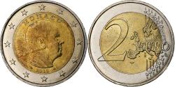World Coins - Monaco, Albert II, 2 Euro, 2015, MDP, Bi-Metallic,