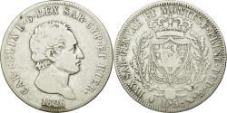 World Coins - Coin, ITALIAN STATES, SARDINIA, Carlo Felice, 5 Lire, 1826, Torino,