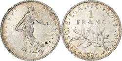 World Coins - France, Semeuse, Franc, 1920, Paris, , Silver, KM:844.1, Gadoury:467