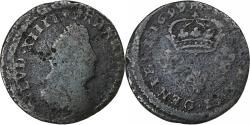 World Coins - France, Louis XIV, 2 Deniers, 1699, Strasbourg, Copper, , Gadoury:72