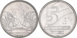 World Coins - Coin, Brazil, 5 Cruzeiros, 1990, , Stainless Steel, KM:618.1
