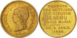 World Coins - France, Medal, French Second Republic, Politics, Society, War, , Brass