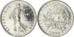 World Coins - Coin, France, Semeuse, 5 Francs, 1999, Paris, BU, , Nickel Clad