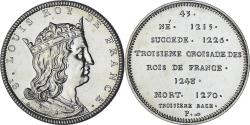 World Coins - France, Medal, Les Rois de France, Saint Louis, History, , Copper-nickel