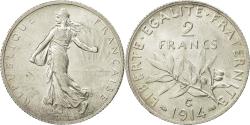 World Coins - Coin, France, Semeuse, 2 Francs, 1914, Castelsarrasin, , Silver