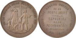World Coins - France, Token, Expulsion de 50 petits frères allemands, 1879, , Copper