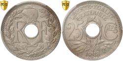 World Coins - Coin, France, Lindauer, 25 Centimes, 1918, Paris, PCGS, MS64+,