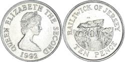 World Coins - Coin, Jersey, 10 Pence, 1992