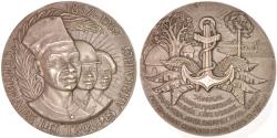World Coins - France, Medal, Centenaire des troupes africaines, History, 1957, Tschudin