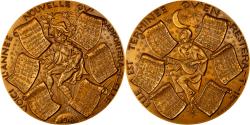 World Coins - France, Medal, Calendrier, Nouvelle Année, Carnaval, 1978, Tschudin,