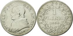 World Coins - Coin, ITALIAN STATES, PAPAL STATES, Pius IX, Lira, 1866, Roma,
