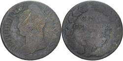 World Coins - Coin, France, Dupré, 5 Centimes, Paris, , Copper, Gadoury:126/126a
