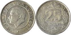 World Coins - Coin, Turkey, 25 Kurus, 2011