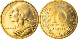 World Coins - Coin, France, Marianne, 10 Centimes, 1971, Paris, , Aluminum-Bronze