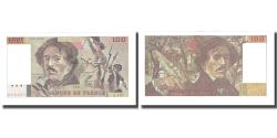 World Coins - France, 100 Francs, Delacroix, 1990, D.Bruneel-B.Dentaud-A.Charriau, UNC(65-70)