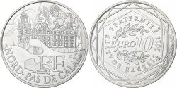 World Coins - France, 10 Euro, Nord-Pas De Calais, 2011, Monnaie de Paris, Silver,